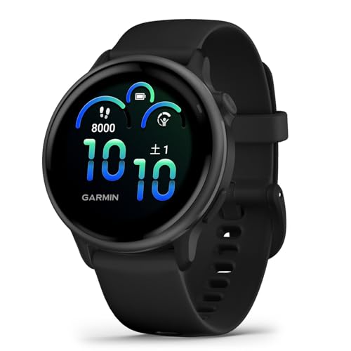 GARMIN(ガーミン) vivoactive 6 Black/SlateフィットネスGPSウォッチ AMOLEDディスプレイ 36gの軽量設計 睡眠管理/フィットネス年齢/お昼寝検出/Suica対応/心拍センサー/ストレスレベル測定/iOS・アンドロイド対応 / 11日間のバッテリー持続時間 / スマートウォッチ 【日本正規品】 画像1
