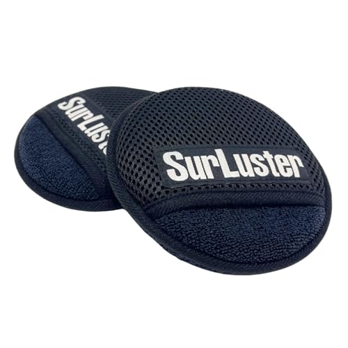SurLuster(シュアラスター) ワックスパッド ［2個入り］ 車用ワックス ゼロクリーム コーティング対応 塗り込み 塗り伸ばし スポンジタイプ 洗車仕上げ 繰り返し使用可能 S-165 画像1