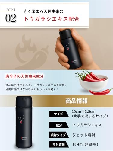 ALITTLE 国産 催涙スプレー 護身用スプレー 防犯 熊よけスプレー としても活躍 yamitaijiスプレー 安心安全の日本製国内製造 小型 防犯グッズ 日本 製 中間 画像