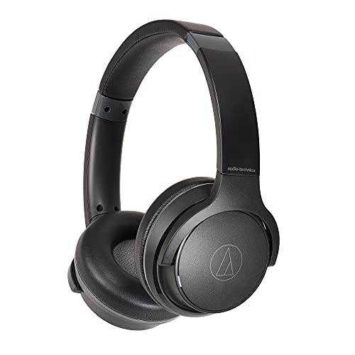 オーディオテクニカ ATH-S220BT BK ワイヤレスヘッドホン bluetooth 最大60時間再生 急速充電 低遅延モード マルチポイント対応 薄型 国内正規品 ATH-S220BT BK ブラック 画像1