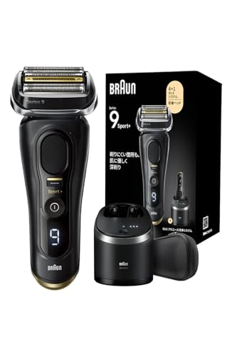 ブラウン 電気シェーバー シリーズ9 SPORT 電動 髭剃り メンズ 9360cc 【Amazon.co.jp 限定】6in1アルコール洗浄システム付 シェーバーケース付 ブラック 画像1