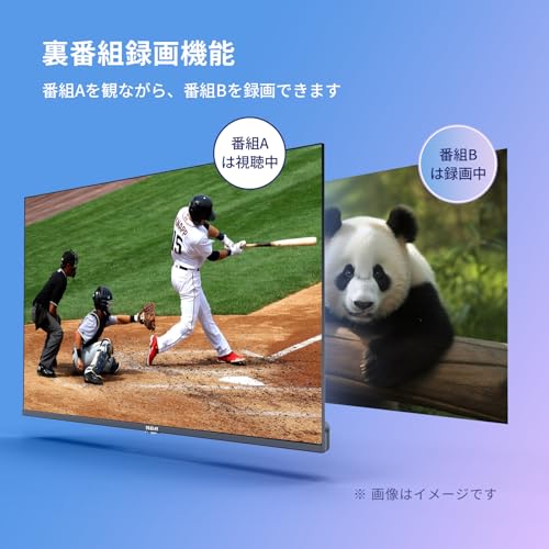 RCA テレビ 40型 フルハイビジョン Google TV ネット動画対応 ダブルチューナー 外付けHDD 裏番組録画対応 音声検索 クロームキャスト フレームレス Dolby Audio HDR ゲームモード 壁掛け VESA規格 2025年モデル R40Q1HG 中間 画像