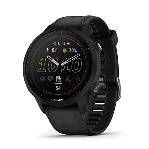 ガーミン(GARMIN) Forerunner 955 Dual Power ランニングウォッチ Black【日本正規品】 バンドサイズ22mm 1枚目 画像