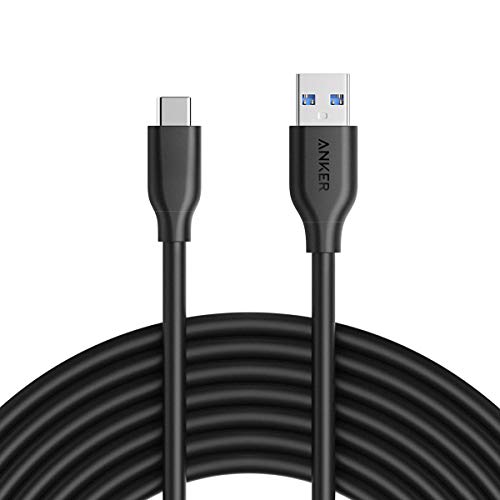 Anker USB Type C ケーブル PowerLine USB-C & USB-A 3.0 ケーブル iPhone 16 / 15 / Oculus link/Galaxy/iPad Pro/iPad Air/MacBook/MacBook Air/Xperia その他Android各種、USB-C機器対応 3.0m ブラック 画像1