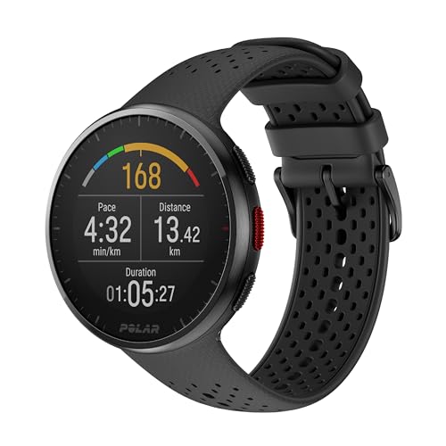POLAR (ポラール) ペーサー プロ ( Polar Pacer Pro) GPS ランニングウォッチ iPhone対応/アンドロイド 対応/軽量 41g / 心拍計/みちびき対応【 ランニング/アウトドア対応/健康 ・ 睡眠管理 】バッテリー6日間 カーボンブラック S-L 900102178 【日本正規品】 1枚目 画像