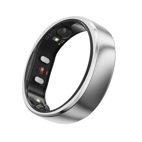 RingConn Gen 2 スマートリング|アプリ購読不要、まずサイジングキットでサイズ確認、バッテリー持続最長12日、睡眠・心拍・ストレス・女性の健康管理・フィットネス追跡、Android & iOS対応(シルバー、サイズ10) 1枚目 画像