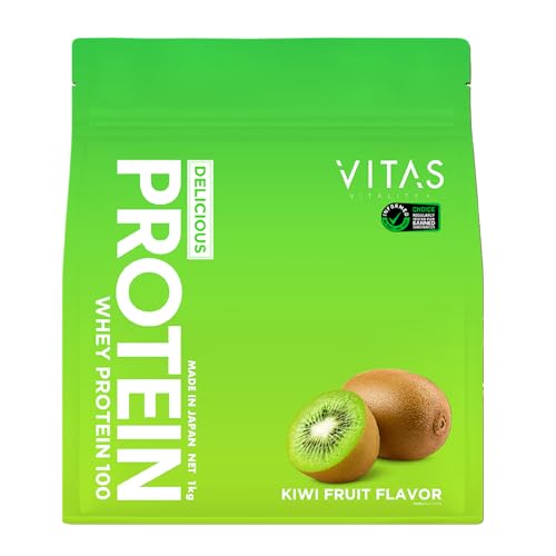 VITAS (バイタス) ホエイ プロテイン 100 キウイ風味 WPCプロテイン 国内製造 1kg 画像1