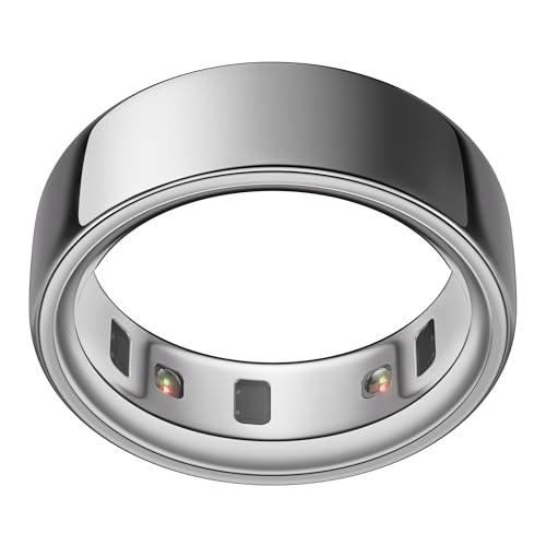 Oura Ring 第4世代 – シルバー – サイズ9 – スマートリング|まずはサイズ確認:専用サイズキット対応|睡眠・心拍・フィットネスを計測|最長8日間バッテリー持続 1枚目 画像
