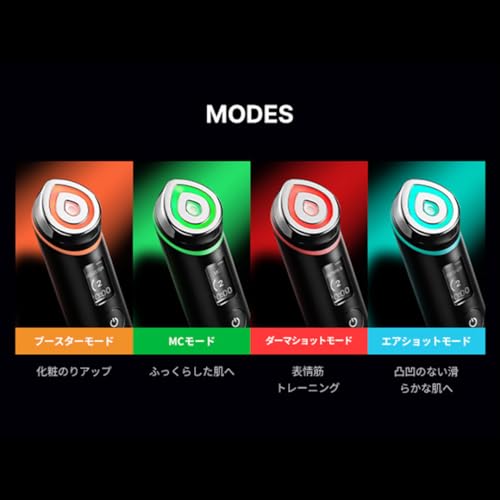 メディキューブ AGE-Rブースタープロ ブラック 1日5分韓国美肌体験 日本語取扱説明書 オールインワン美顔器 持ち運び便利155g ご褒美 プレゼント ビューティーデバイス 中間 画像
