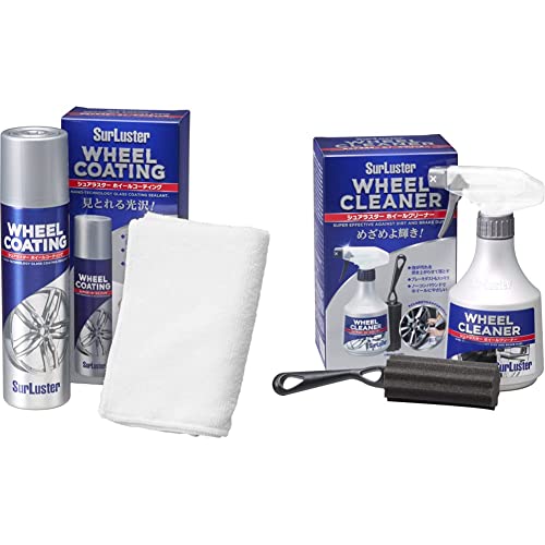 Surluster(シュアラスター) 洗車用品 ホイールコーティング剤 S-138 & 洗車用品 ホイール洗浄剤 ホイールクリーナー S-65 ブレーキダスト除去 ノーコンパウンド 【セット買い】 画像1