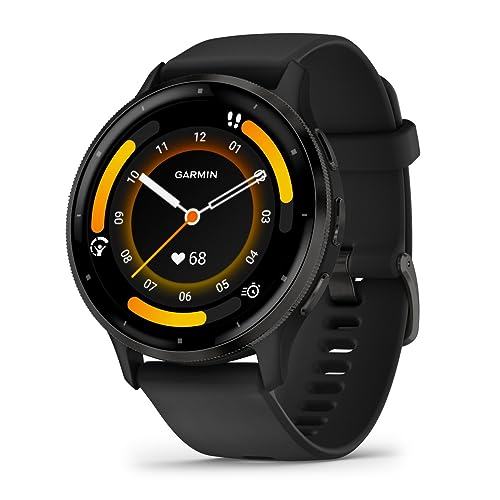 GARMIN(ガーミン) Venu 3 Black/Slate AMOLEDディスプレイ搭載 美麗液晶スマートウォッチ 高性能GPS内蔵 【日本正規品】心電図(ECG)アプリ対応モデル 画像1