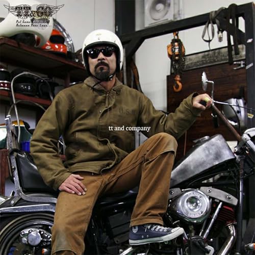 TT&CO. バイク ヘルメット ジェットヘルメット オープンフェイス スーパーマグナム [日本人仕様に作ったスリムシェイプ] PSC/SG/DOT規格 FREE : 57-58cm アイボリー&ブラックトリム スモールジェットヘルメット ハーレー アメリカン 専用内装脱着式 洗濯可能 中間 画像