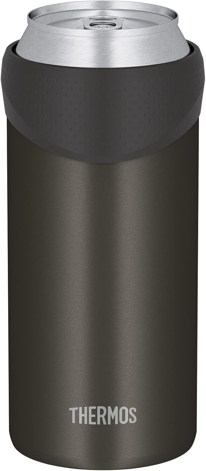 サーモス 保冷缶ホルダー 500ml缶用 2wayタイプ ダークブラウン JDU-500 DBW 画像1
