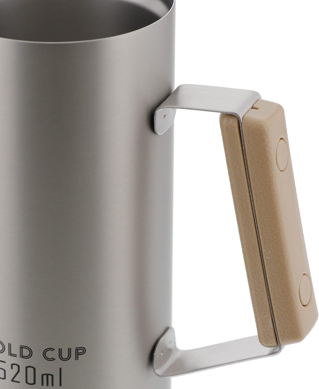 ベストコ 缶ホルダー タンブラー 保冷 ジョッキ ビール 520ml ステンレス NQ-0007 HOLD CUP 中間 画像