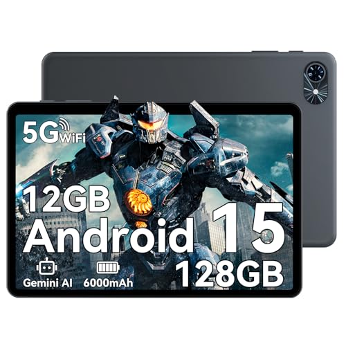 【タブレット 10インチ Wi-Fiモデル】TABWEE Android15 タブレット 12GB+128GB+2TB拡張、アンドロイド15 tablet、Type-C充電 6000mAh 軽量、GMS認証+GPS+OTG、1280*800 TDDI Incell IPS画面、2.4G&5G WiFi/Bluetooth5.0 児童守護/無線投影/画面分割/オンライン授業/日本語説明書 1枚目 画像