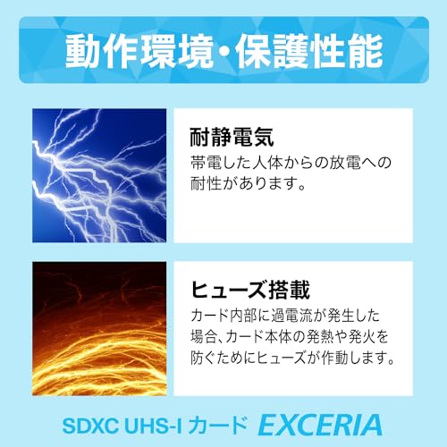 KIOXIA(キオクシア)【日本製】SDカード 128GB SDXC UHS-I Class10 読出速度100MB/s 国内正規品 メーカー保証5年 KLNEA128G 中間 画像