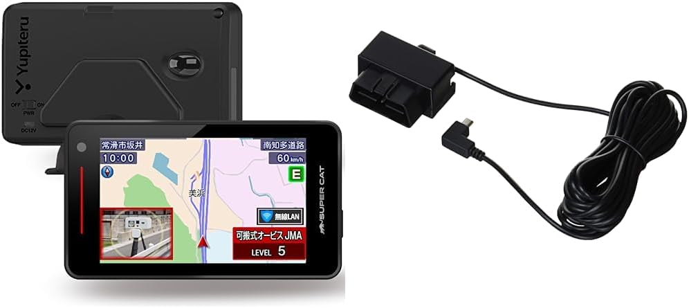 【Amazon.co.jp限定】 ユピテル(Yupiteru) レーザー&レーダー探知機 SUPER CAT WRA2100 + OBDⅡアダプター OBD12-MⅢ 【OBDⅡアダプターセット】 画像1