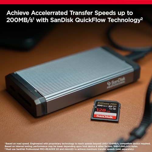 SanDisk (サンディスク) 128GB Extreme PRO SDXC UHS-I メモリーカード - C10、U3、V30、4K UHD、SDカード- SDSDXXD-128G-GN4IN 最後 画像