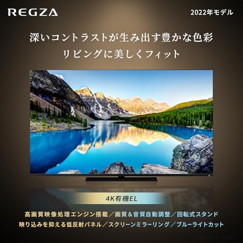 【セット買い】 REGZA テレビ 55インチ 4K 有機ELテレビ 55X8900L 4Kチューナー内蔵 外付けHDD 裏番組録画 スマートテレビ + REGZA サウンドバー TS216G ハイレゾ対応 DolbyAtmos対応 Bluetooth対応 最後 画像
