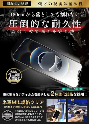 ガラスザムライ iPhone 16e 用 ガラスフィルム 硬度 10H 日本製素材 強化ガラス 保護フィルム 米軍MIL規格 いPhone 422-k 最後 画像