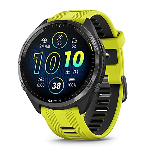 GARMIN(ガーミン)GPSランニングウォッチ Forerunner 965 Amp Yellow 【日本正規品】 1枚目 画像