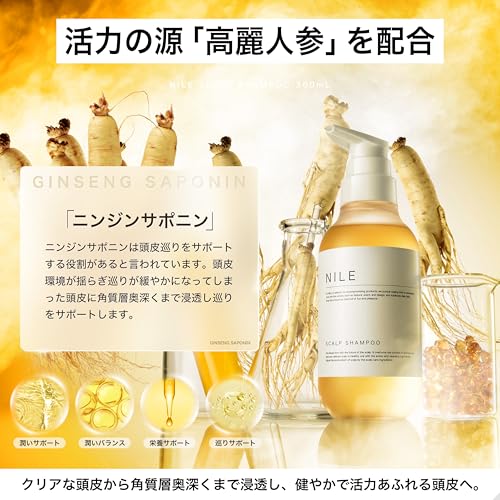 NILE 濃密泡スカルプシャンプー メンズ アミノ酸シャンプー ノンシリコン (LAFRANCE(ラフランス)の香り) 中間 画像