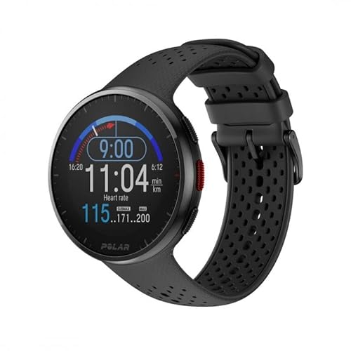 POLAR (ポラール) ペーサー プロ ( Polar Pacer Pro) GPS ランニングウォッチ iPhone対応/アンドロイド 対応/軽量 41g / 心拍計/みちびき対応【 ランニング/アウトドア対応/健康 ・ 睡眠管理 】バッテリー6日間 カーボンブラック S-L 900102178 【日本正規品】 中間 画像