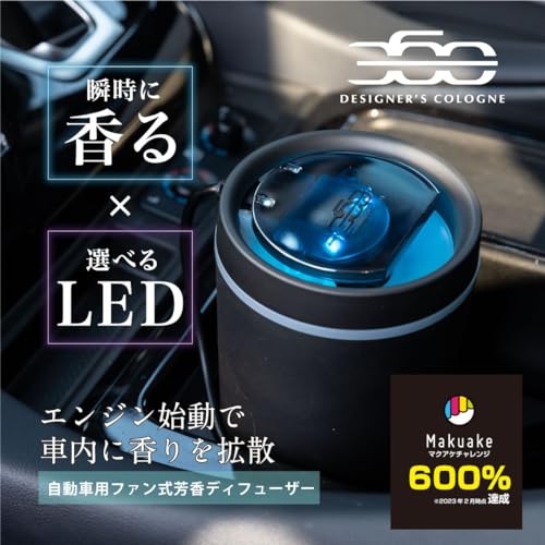 くるまにポピー公式 DC360ディフューザー 【ホワイトムスクセット】 ファン式芳香ディフューザー 自動車用芳香剤 セット 日本製 ダイヤケミカル 香り カー用品 最後 画像