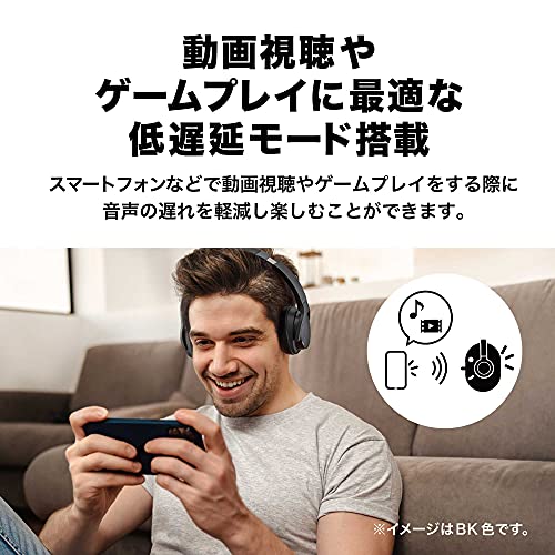 オーディオテクニカ ATH-S220BT WH ワイヤレスヘッドホン bluetooth 最大60時間再生 急速充電 低遅延モード マルチポイント対応 薄型 国内正規品 ATH-S220BT WH ホワイト 中間 画像