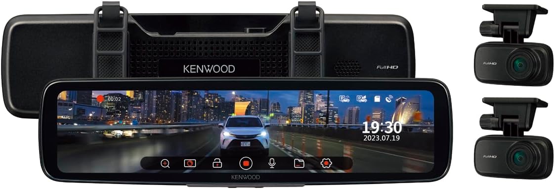 ケンウッド ドライブレコーダー DRV-EM4800 PureCel Plusセンサー搭載 フルハイビジョン録画 最後 画像