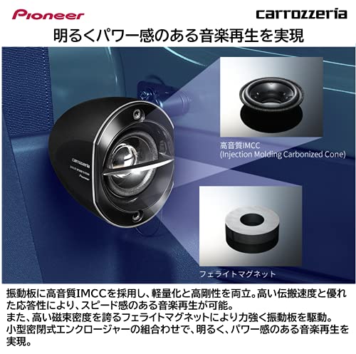 Pioneer スピーカー TS-STX510-B ブラック サテライトスピーカー カロッツェリア 中間 画像
