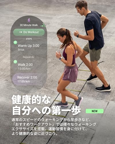 GARMIN(ガーミン) vivoactive 6 Black/SlateフィットネスGPSウォッチ AMOLEDディスプレイ 36gの軽量設計 睡眠管理/フィットネス年齢/お昼寝検出/Suica対応/心拍センサー/ストレスレベル測定/iOS・アンドロイド対応 / 11日間のバッテリー持続時間 / スマートウォッチ 【日本正規品】 中間 画像