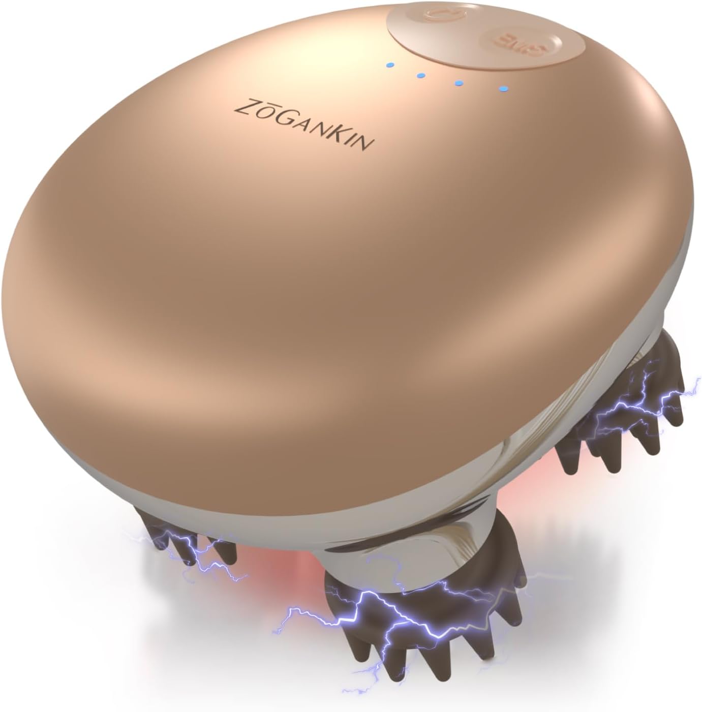 ZOGANKIN(ゾーガンキン) スカルプ EMS ヘッドスパ 頭皮マッサージ 電動頭皮ブラシ LED搭載 リフトケア 頭皮ケア 国内メーカー IPX7防水 軽量180g 画像1