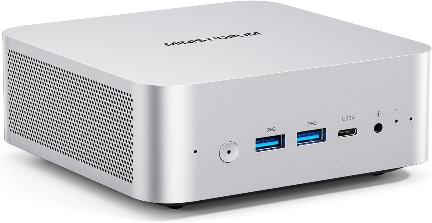 MINISFORUM AI X1ミニpc AMD Ryzen 7 255プロセッサ Radeon 780M グラフィック DDR5-5600MT/s 32GB 1TB SSD Windows 11 Pro 小型pc HDMI2.1 |DP2.0|USB4ｘ２ 4画面出力 2.5Gbps LAN/Wi-Fi 7/BT5.4 コンパクトPC 画像1