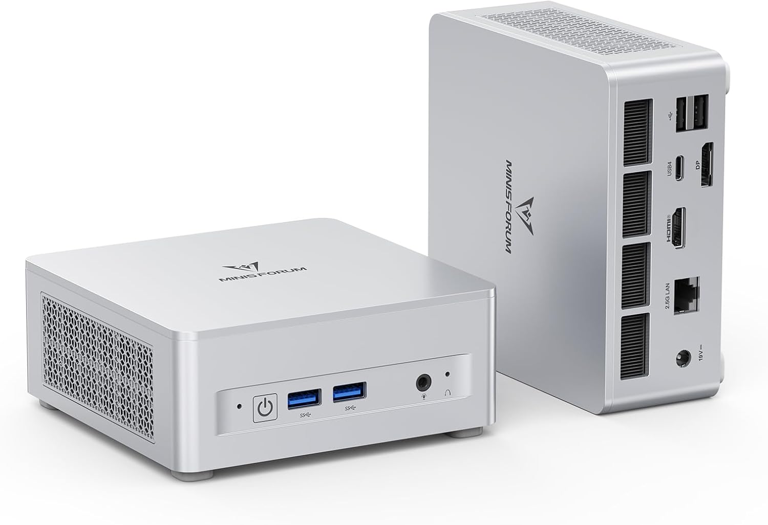 MINISFORUM UM870 Slim ミニpc AMD Ryzen 7 8745H DDR5-5600MHz 32GB 1TB SSD Windows 11 Pro 小型pc Radeon 780M グラフィック HDMI2.1 |DP1.4|USB4 4K@60Hz 3画面出力 2.5Gbps LAN/Wi-Fi6E/BT5.2 ミニパソコン 画像1