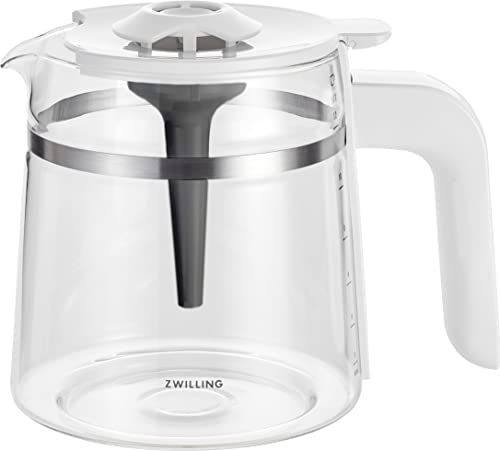 ZWILLING ツヴィリング 「 エンフィニジー コーヒーメーカー 」 自動 アロマ抽出 大容量 10杯 保温機能 予約タイマー クリーニングモード 水硬度設定 【日本正規販売品】 Enfinigy Glass Drip Coffee Maker 53103-400 最後 画像