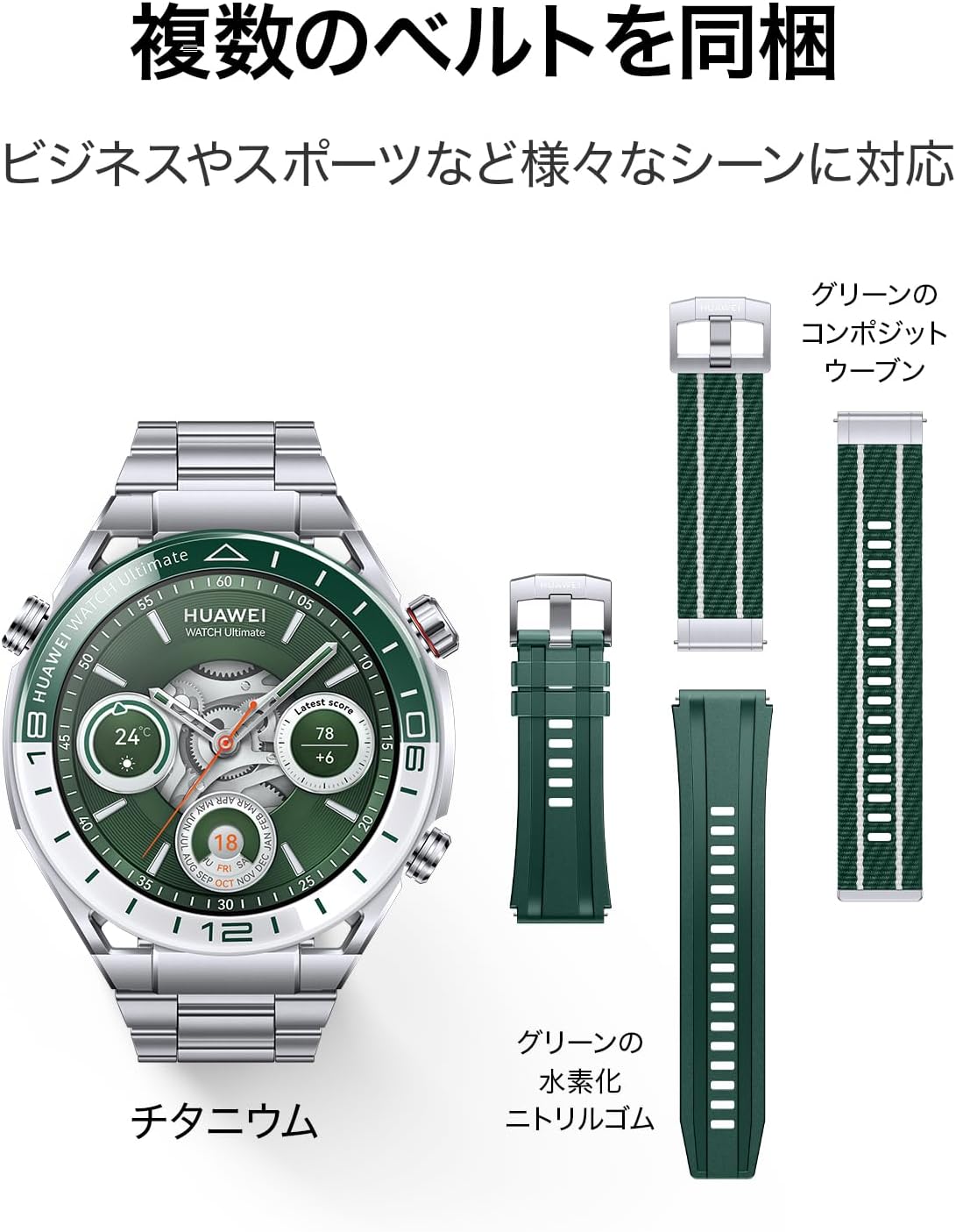 HUAWEI WATCH Ultimate スマートウォッチ 最後 画像