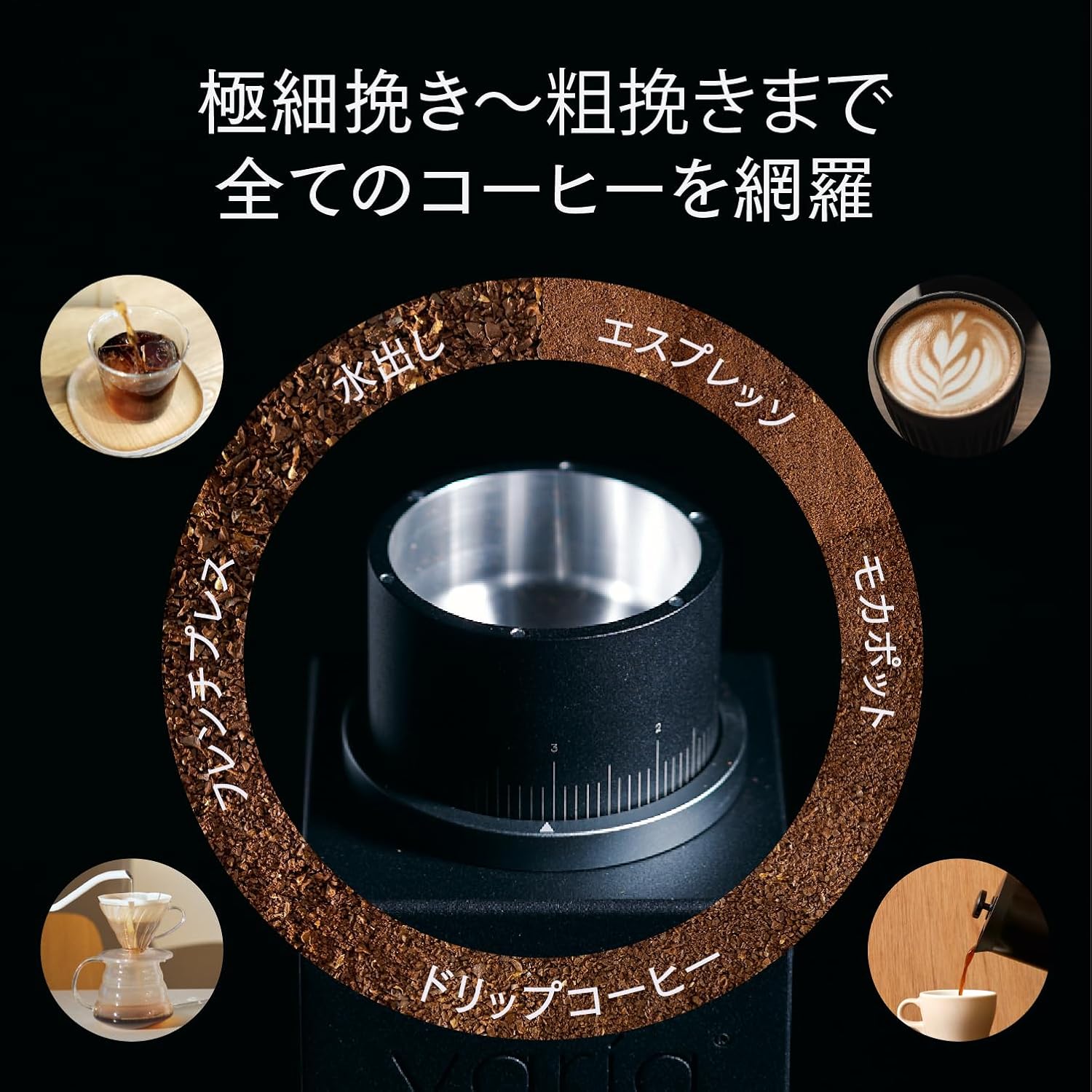 Varia VS3 コーヒーミル グラインダー SCAJ 2024 中間 画像