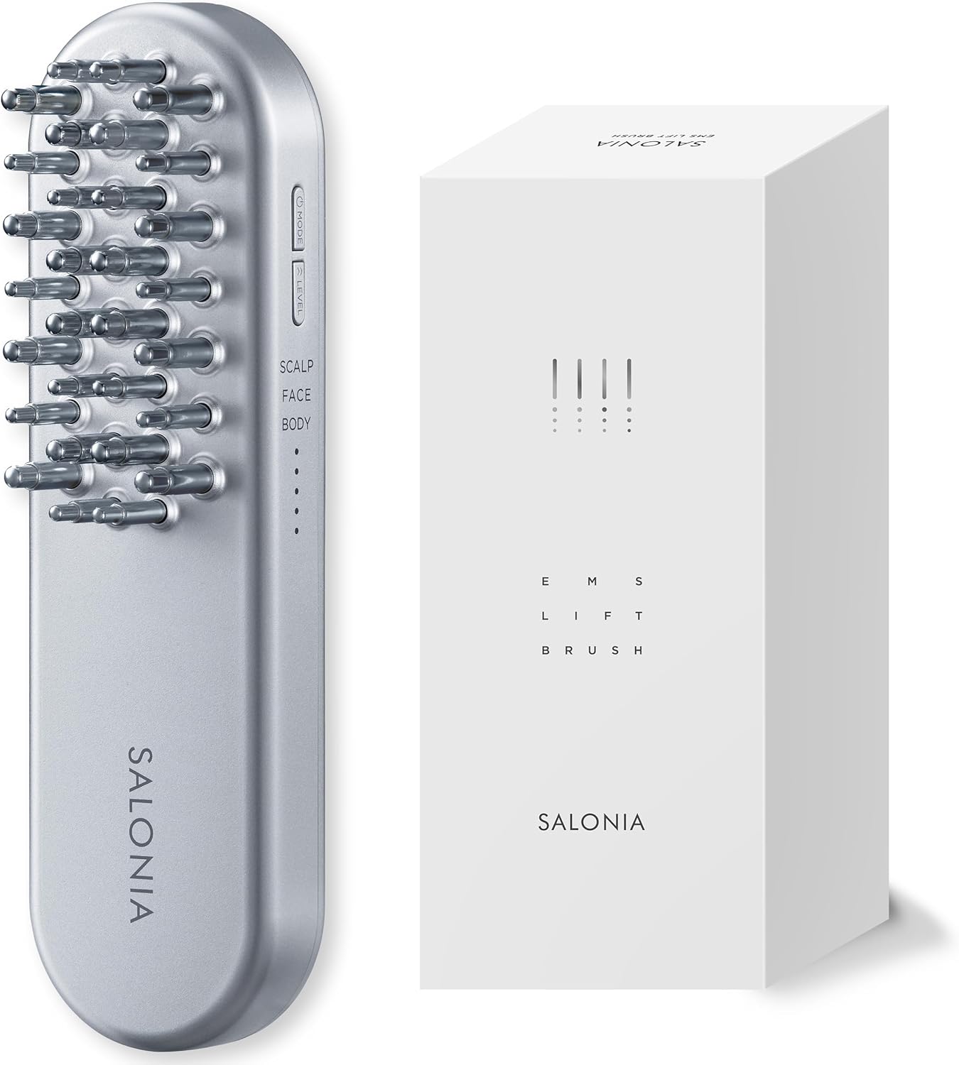 SALONIA サロニア EMS リフトブラシ 電気ブラシ 美顔器 電動頭皮ブラシ リフトアップ 【Amazon.co.jp限定】 画像1