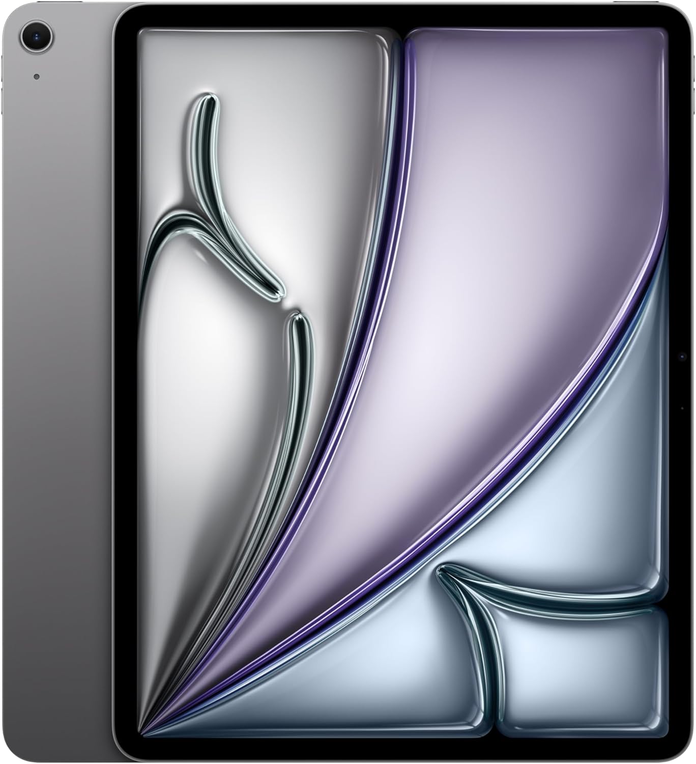 Apple 2024 13 インチiPad Air (M2): Liquid Retina ディスプレイ、512GB、横向きの 12MP フロントカメラ/12MP バックカメラ、Wi-Fi 6E、Touch ID、一日中使えるバッテリー - スペースグレイ 画像1