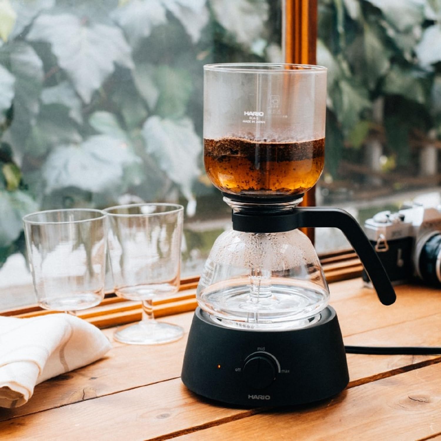 HARIO(ハリオ) Electric Coffee Syphon 3杯用 電気式 ECA-3-B 中間 画像