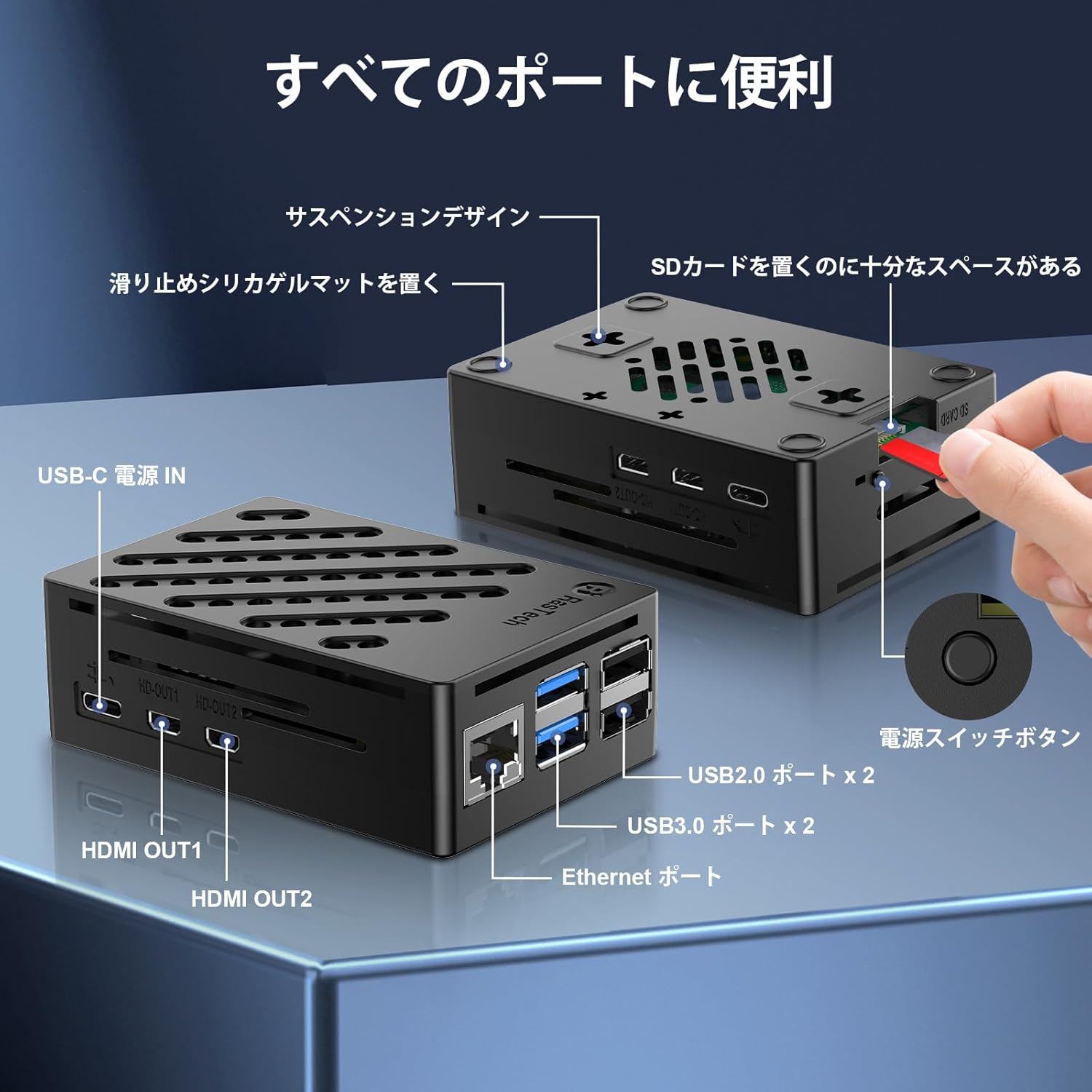 RasTech Raspberry Pi 5 8GB セット Raspberry Pi 5 8gb 64 GB 最後 画像