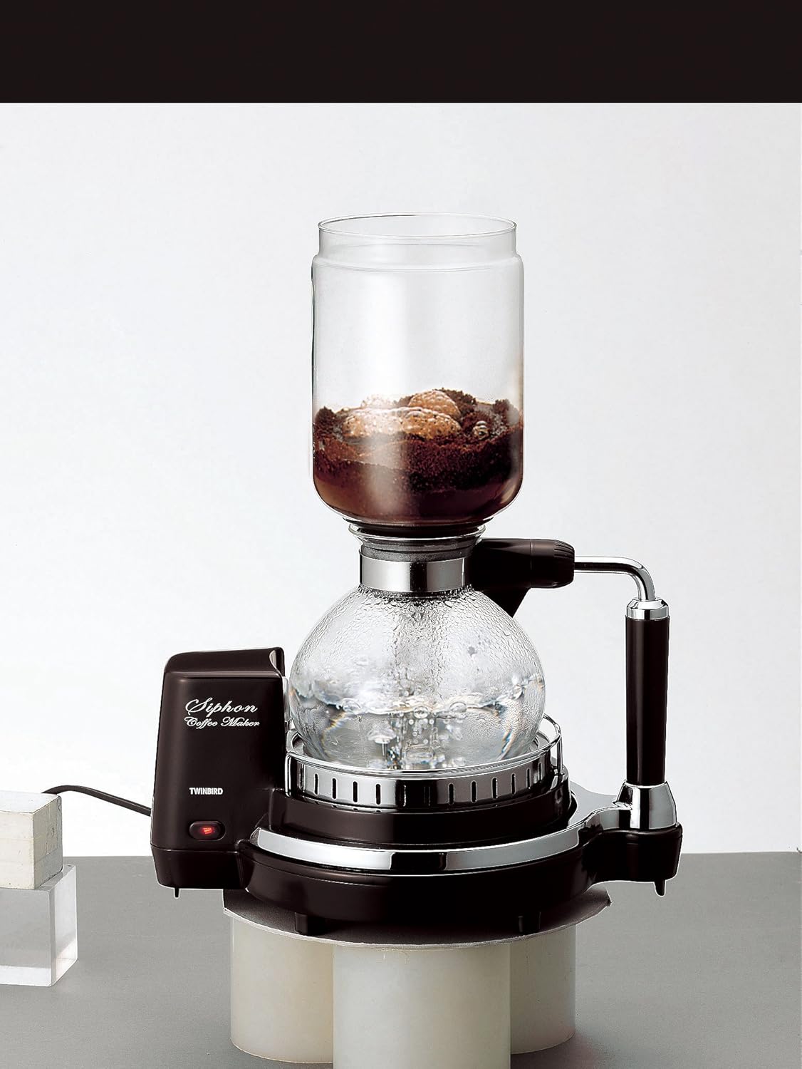 TWINBIRD サイフォン式コーヒーメーカー ダークブラウン CM-D853BR 最後 画像