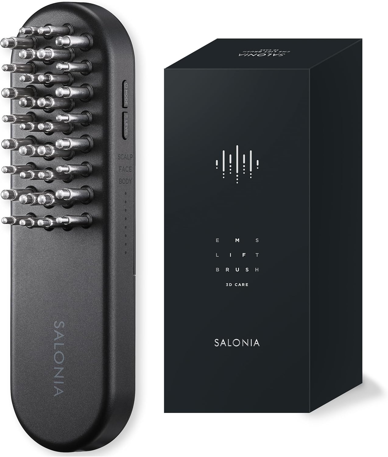 SALONIA サロニア EMS リフトブラシ 3Dケア 電気ブラシ 美顔器 電動頭皮ブラシ リフトアップ 画像1