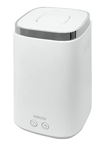 [山善] 加湿器 加熱式 スチーム式 上から給水 (最大加湿 500ml) (タンク容量 2.4L) (木造~8.5畳 / プレハブ洋室~14畳) 卓上 小型 寝室 ホワイト KS-J242(W) 画像1