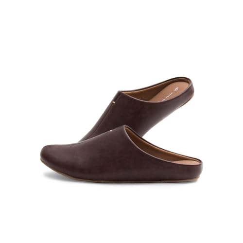 [フロンティア] 歩くを考えたスリッパ room's ルームズ メンズ レディース 室内 来客用 ルームシューズ ダークブラウン L 25.0-27.0cm 画像1