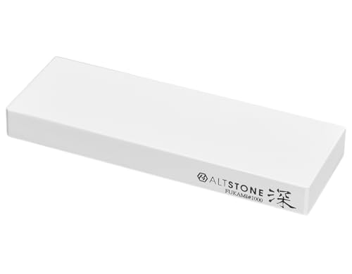 ALTSTONE 砥石 「深 FUKAMI」 【滑かな研ぎ味】 中砥石 1000番 コンパクトサイズ セラミック砥石 包丁用 日本製 (中砥 #1000 本体のみ) 画像1