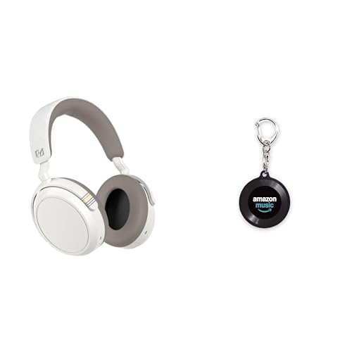 【Amazon.co.jp限定カラー】ゼンハイザー(Sennheiser) MOMENTUM 4 Wireless 最高級品質 ワイヤレスヘッドホン プライド + 【Amazon.co.jp限定】The Music × Amazon Music ミュージックキーホルダー ver2.0 1枚目 画像