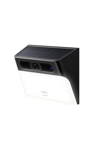 Anker Eufy Solar Wall Light Cam S120 (ライト付き屋外防犯カメラ)【ソーラーセキュリティカメラ/ワイヤレス対応 / 2K / 連続給電可能/自動点灯/AI動作検知 / IP65防塵防水 / スポットライト/追加料金不要】 1枚目 画像