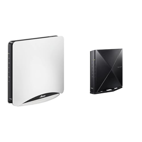 【Amazon.co.jp 限定】NEC Aterm 無線LAN メッシュWiFi ルーター Wi-Fi 6E(11ax) トライバンド対応 12ストリーム AM-AX11000T12+ 6ストリーム AM-AX5400T6 (iPhone 15 Pro / 14 / 13 /Nintendo Switch メーカー動作確認済み) 画像1